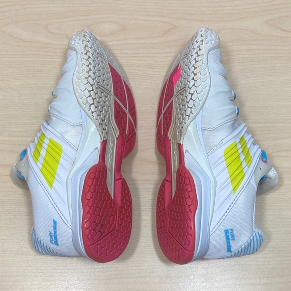 Babolat Women's Propulse Fury All Court Shoes in White and Blue - Picture 6 of 11